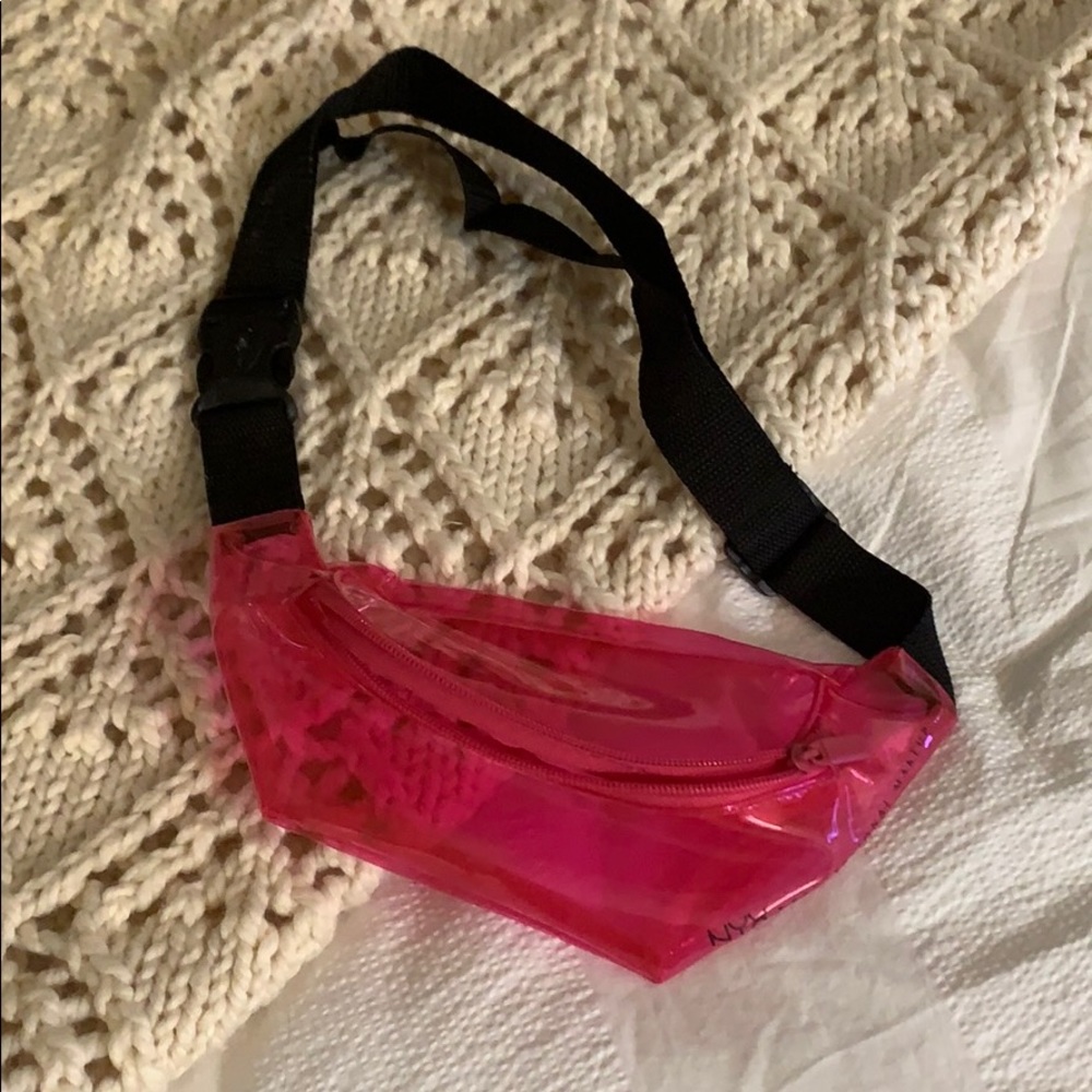 ‼️BUNDLE ME‼️ Plastic Pink Fanny Pack